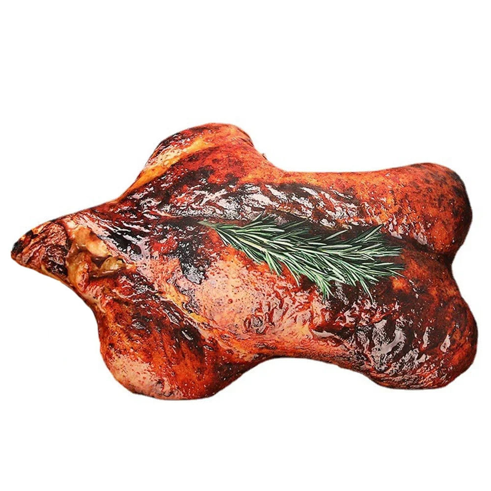 Simulation BBQ Hug - GrillMaster Cushion-Roast Chicken-Nora Luxe