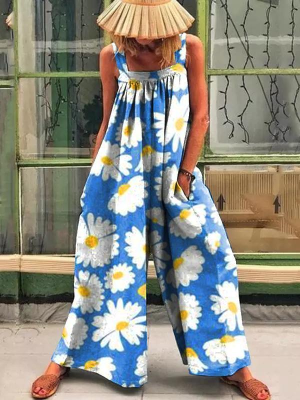 Sleeveless Floral Jumpsuit – Isabeau-S-State of Style