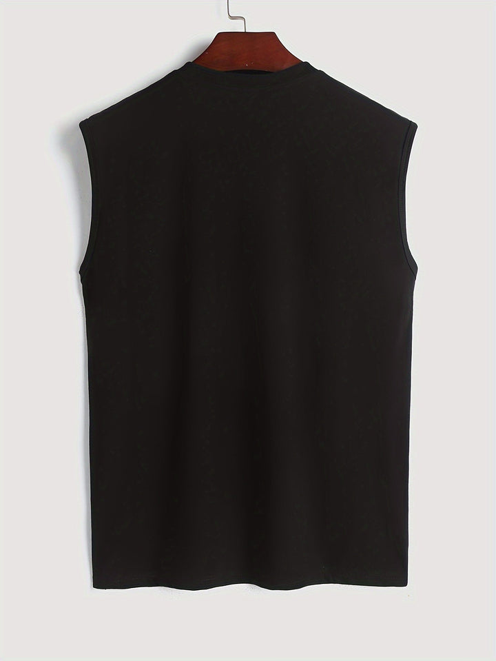 Sleeveless shirt with bird print cotton summer look - Noah (1+1 FREE)-White-M-Nora Luxe