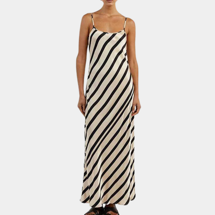 Sleeveless Striped Summer Dress - Marise-XS-State of Style