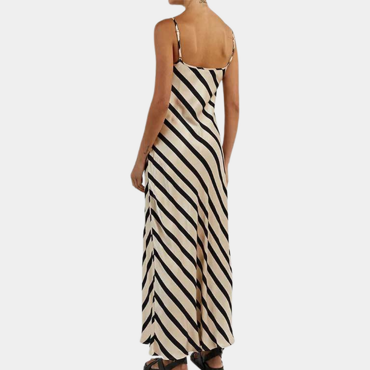 Sleeveless Striped Summer Dress - Marise-XS-State of Style