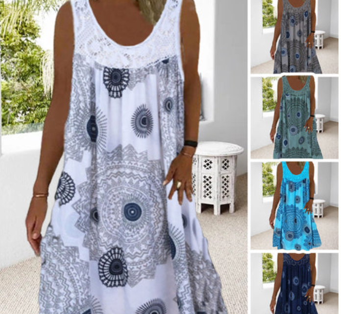 Sleeveless Summer Dress – Miranda | Airy & Comfortable-White-S-Nora Luxe