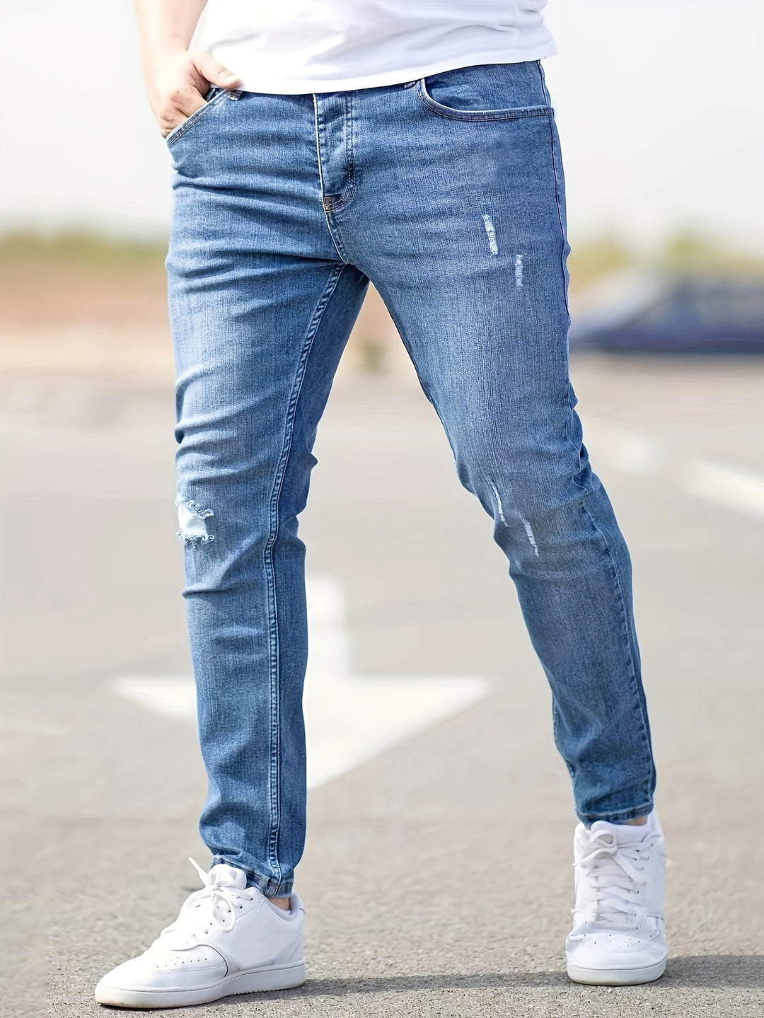 Slim Fit Jeans - Joris-Blue-XS-Nora Luxe