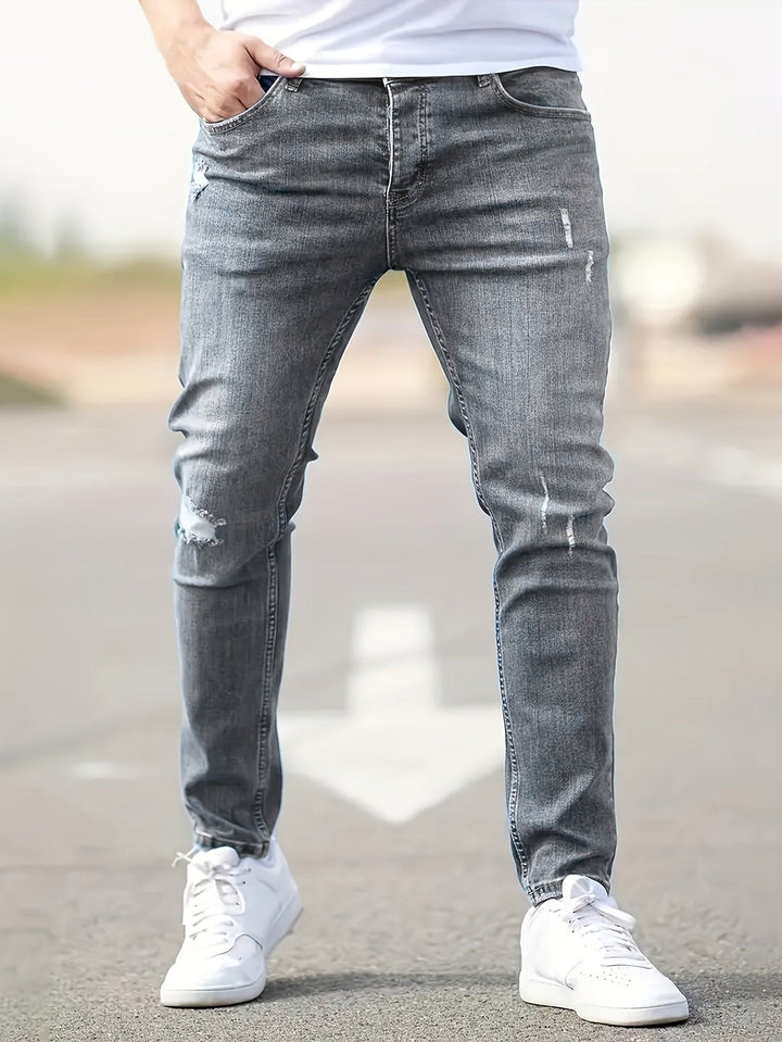 Slim Fit Jeans - Joris-Gray-XS-Nora Luxe