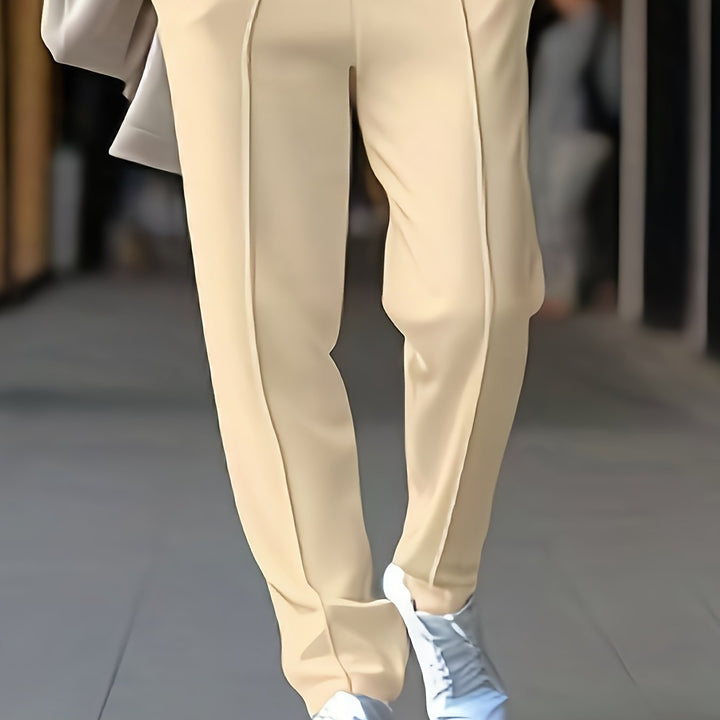 Slim Fit Stretch Chino - Max-Apricot-M-Nora Luxe