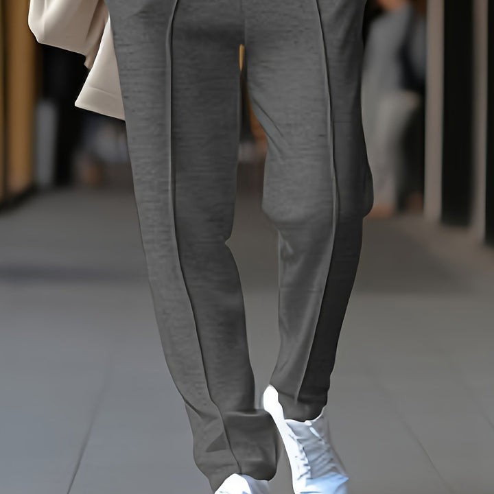 Slim Fit Stretch Chino - Max-Dark Gray-S-Nora Luxe
