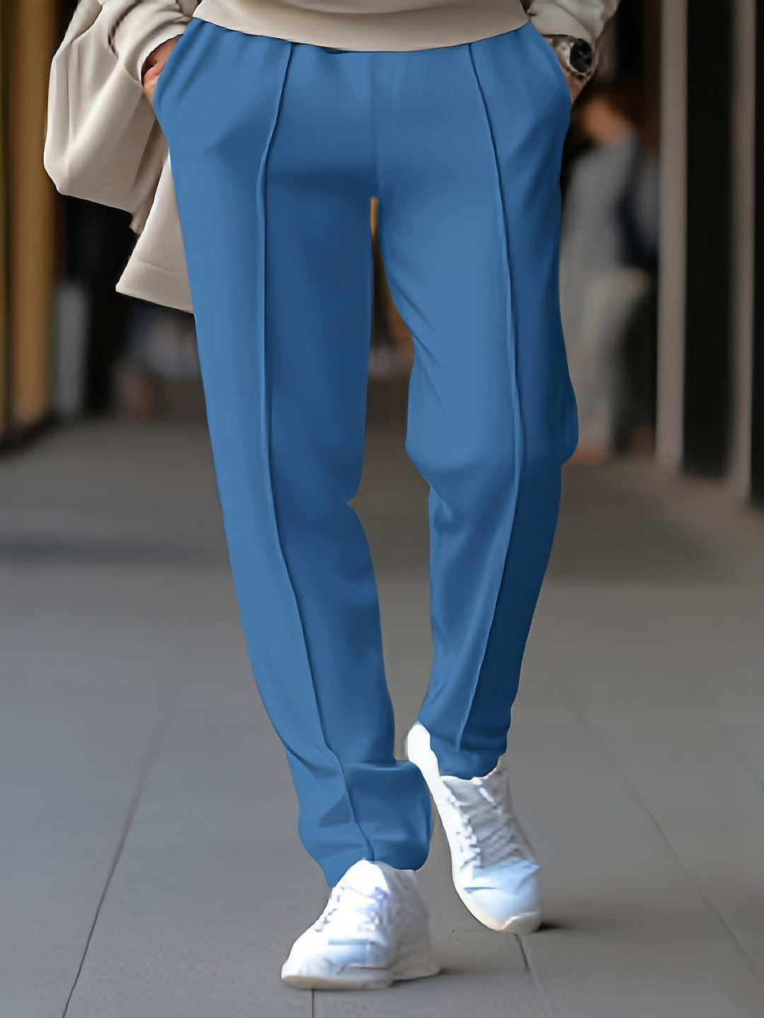 Slim Fit Stretch Chino - Max-White-S-Nora Luxe
