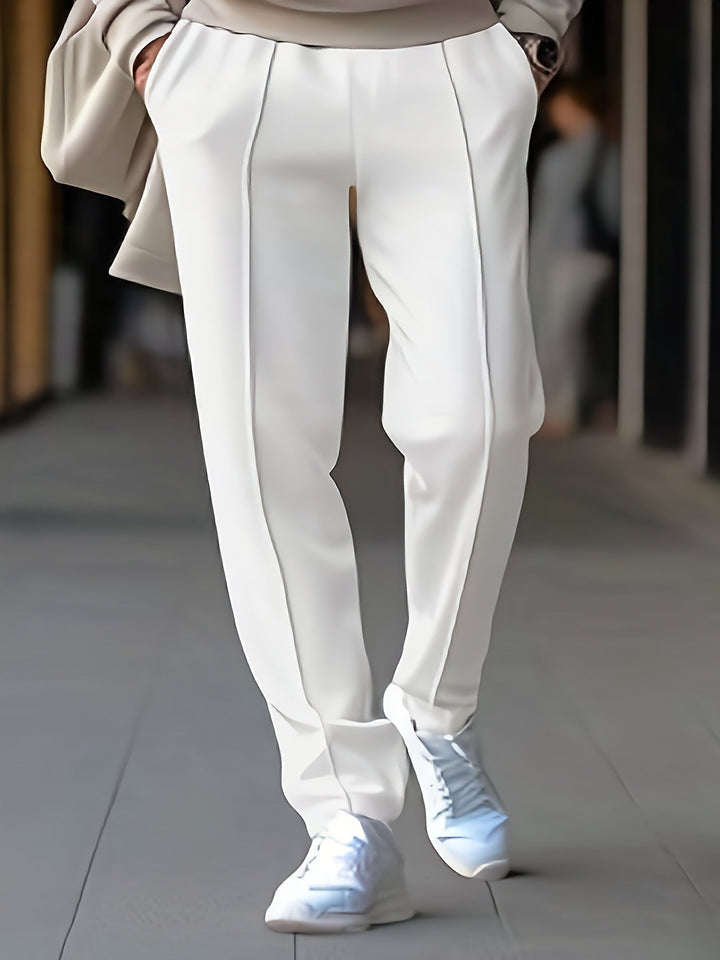 Slim Fit Stretch Chino - Max-White-S-Nora Luxe