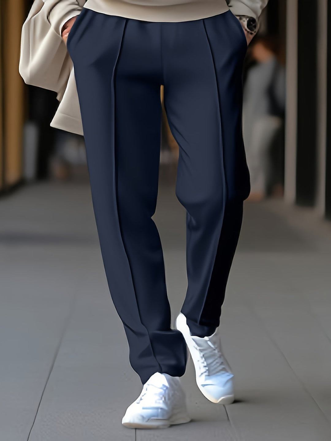 Slim Fit Stretch Chino - Max-White-S-Nora Luxe
