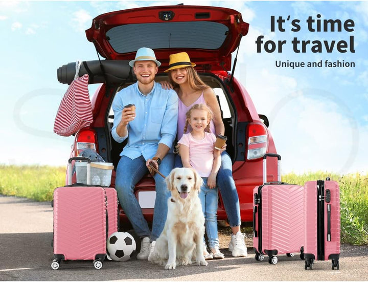 Hard Shell Carry-On Luggage with Lock & Spinner Wheels – Rosemont