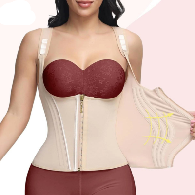 Slimming Body Shaper with Comfort & Style - Noémie-Pink-XS-The Livary