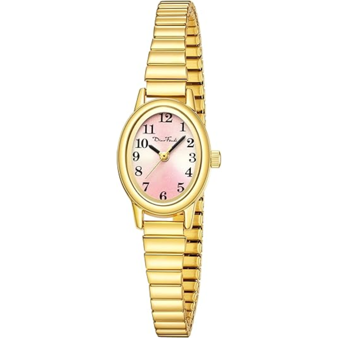 Small Ladies' Watch – Romy-Gold-Light Pink-Nora Luxe