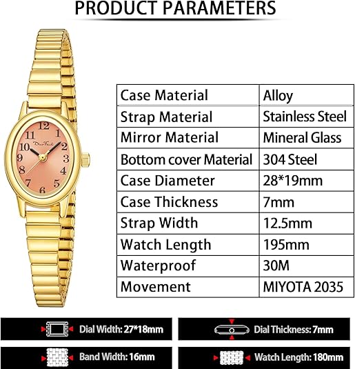 Small Ladies' Watch – Romy-Gold-Nora Luxe