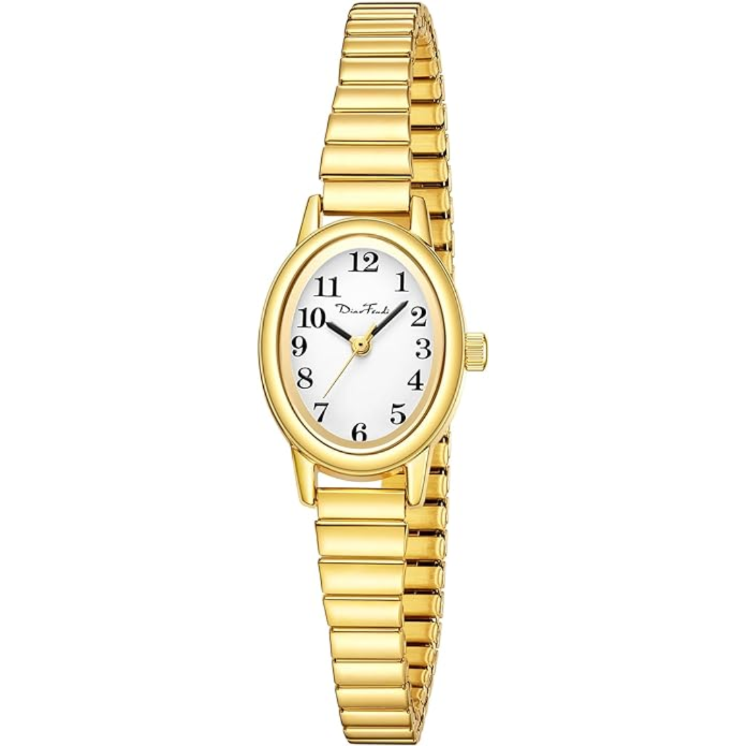 Small Ladies' Watch – Romy-Gold-White-Nora Luxe