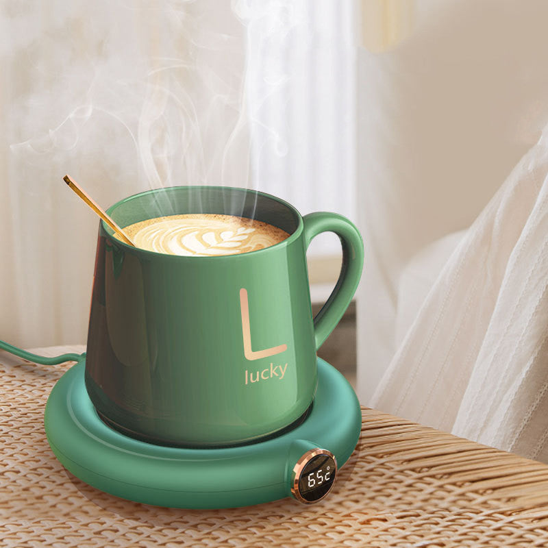 Smart Cup Warmer for Hot Beverages - WarmSip-Green-USB-Nora Luxe