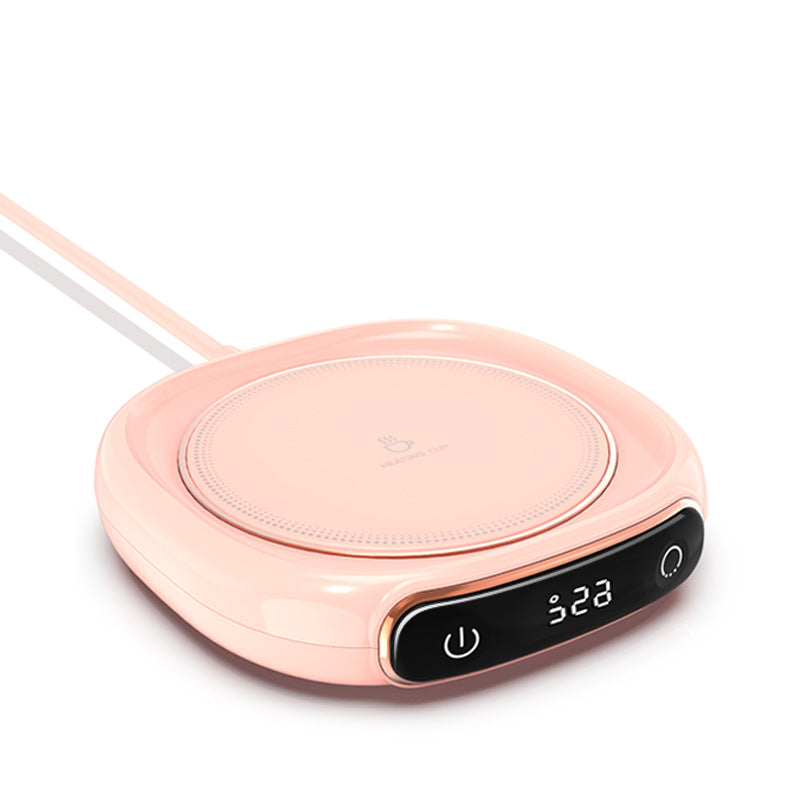 Smart Cup Warmer for Hot Beverages - WarmSip-Pink-220V-Nora Luxe