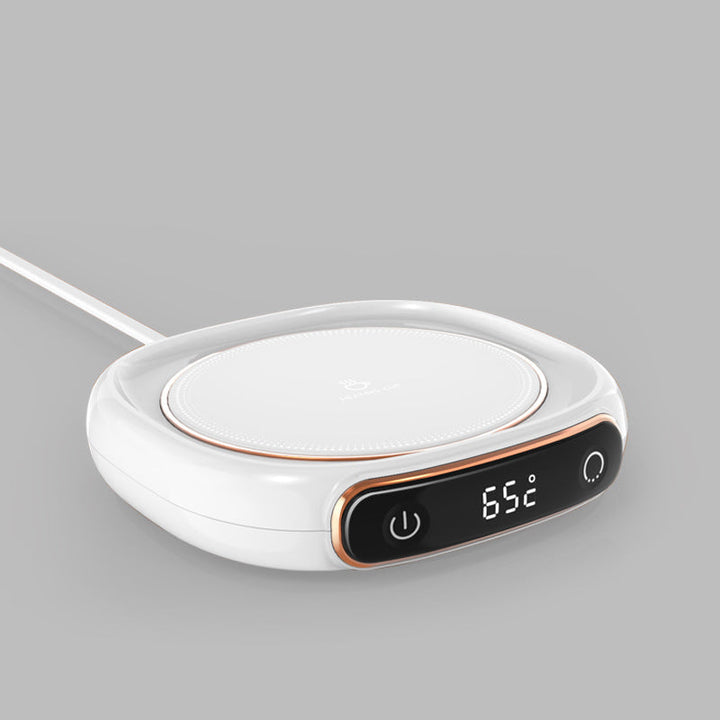 Smart Cup Warmer for Hot Beverages - WarmSip-White-220V-Nora Luxe
