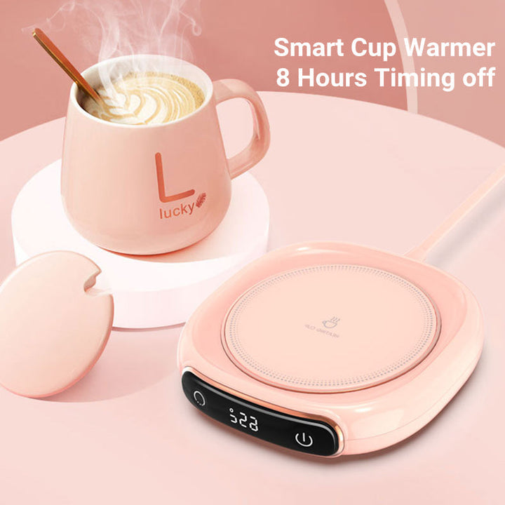 Smart Cup Warmer for Hot Beverages - WarmSip-White-USB-Nora Luxe