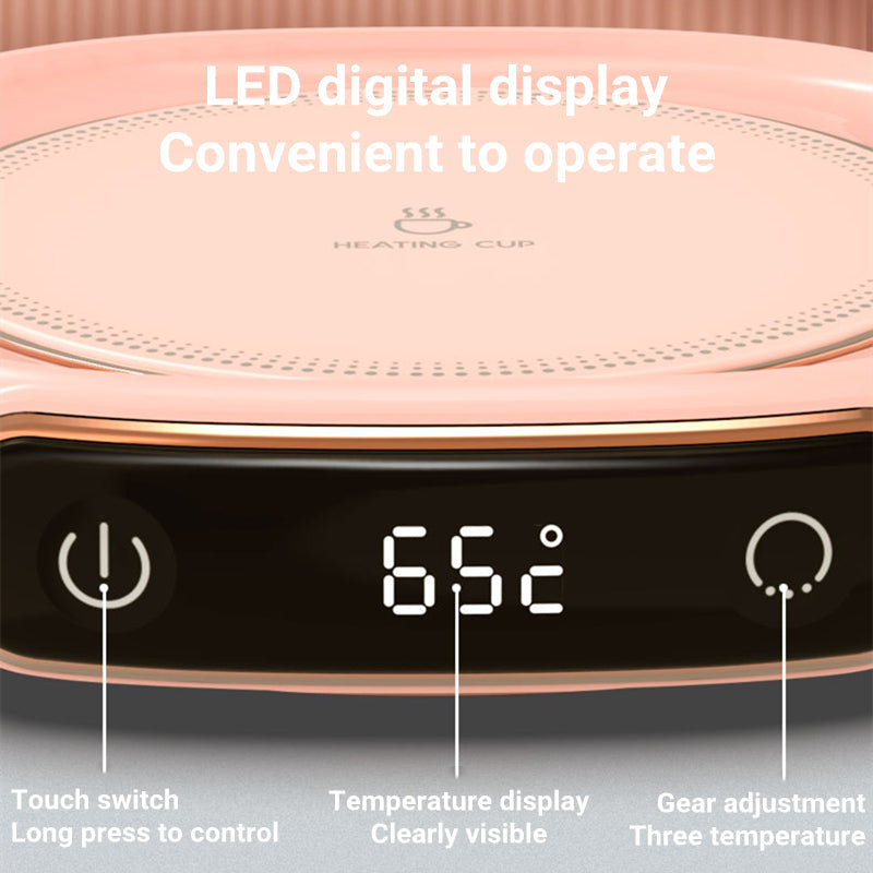 Smart Cup Warmer for Hot Beverages - WarmSip-White-USB-Nora Luxe