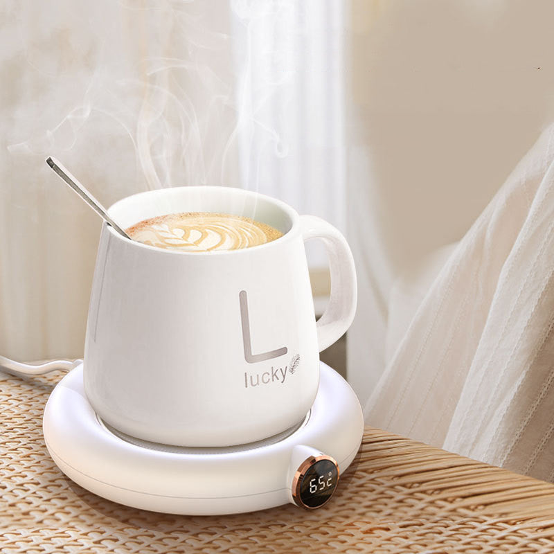 Smart Cup Warmer for Hot Beverages - WarmSip-White-USB-Nora Luxe