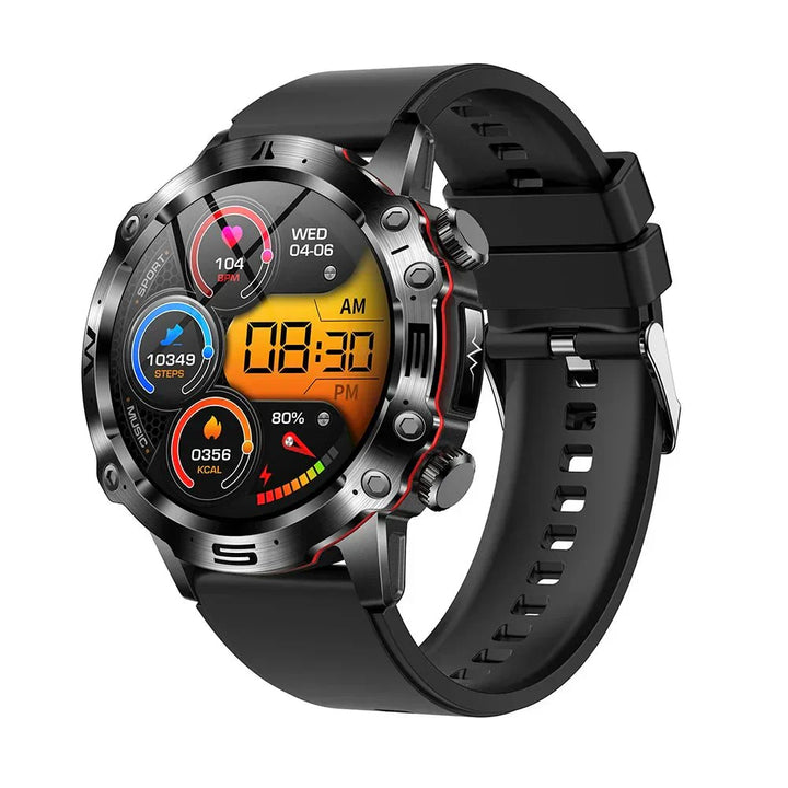 Smart Health Tracker with Glucose and ECG Measurement - HealthPro-Black-Nora Luxe