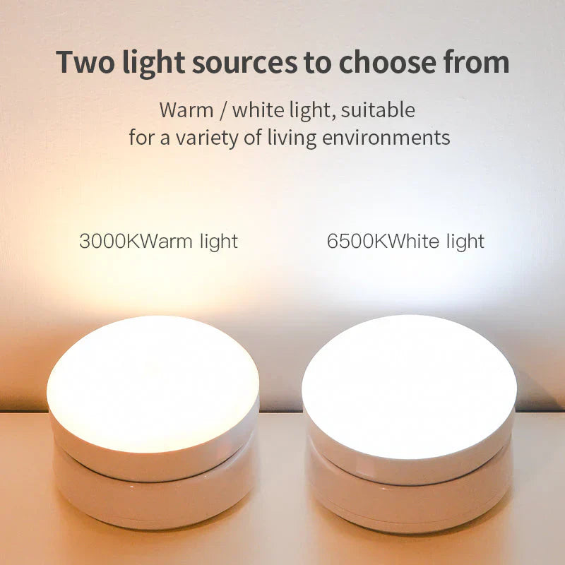 Smart Motion Sensor Night Light - Elara-White-Nora Luxe
