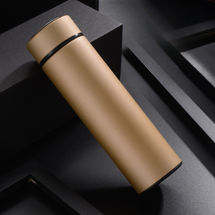 Smart Thermos Flask with Digital Temperature Display - TempKeeper-Gold-Nora Luxe