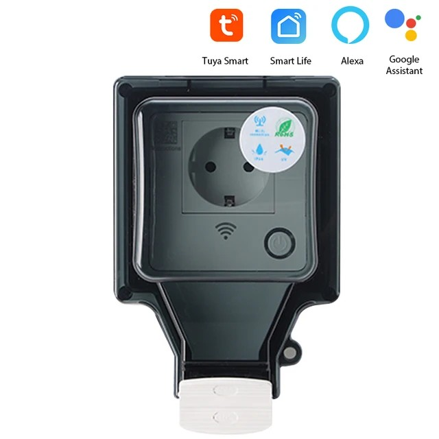 Smart WiFi Outdoor Socket with IP66 Waterproof Rating - Voltura-1 Socket-The Livary