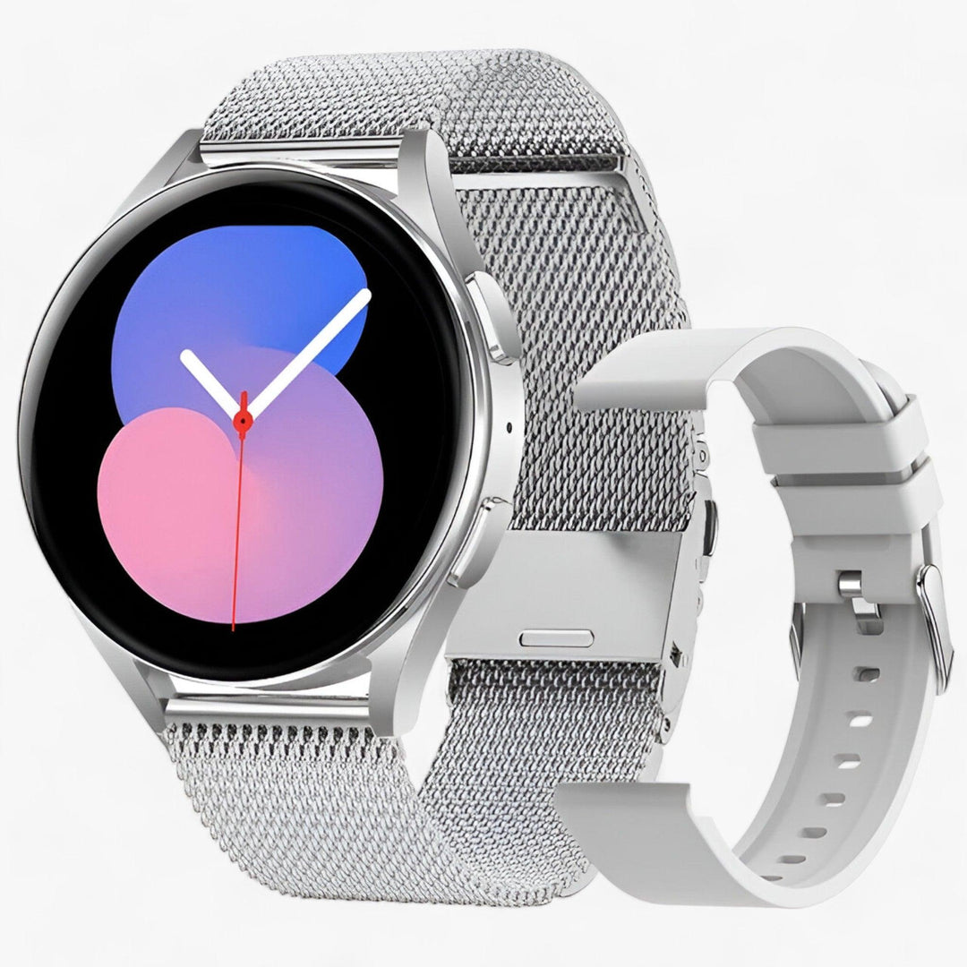 Smartwatch for Health and Style - Evelyne-Gas silver-Nora Luxe