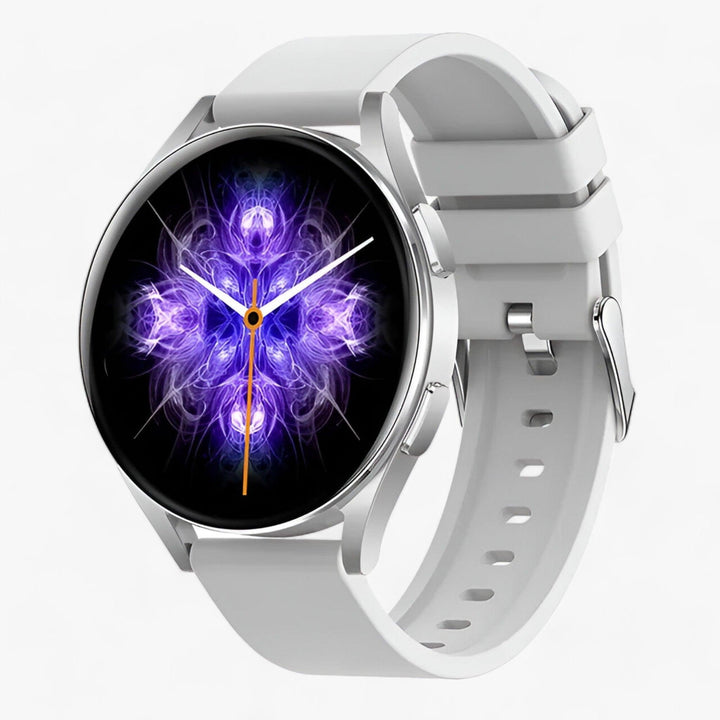 Smartwatch for Health and Style - Evelyne-Silver-Nora Luxe