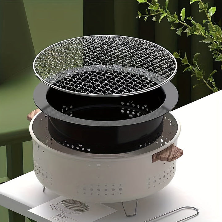 Smoke-Free Portable Electric Grill - SmokeLessGrill-Nora Luxe