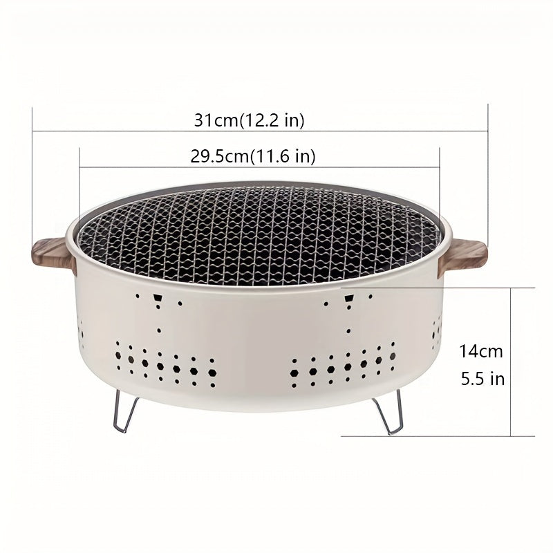 Smoke-Free Portable Electric Grill - SmokeLessGrill-Nora Luxe