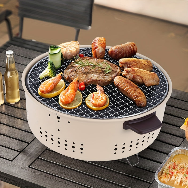 Smoke-Free Portable Electric Grill - SmokeLessGrill-Nora Luxe