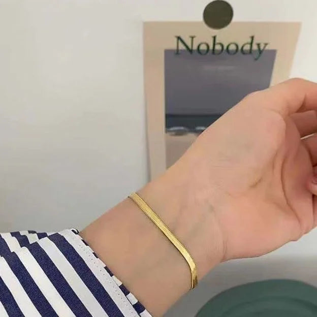 Snake Anklet - Isolde-Gold-Nora Luxe