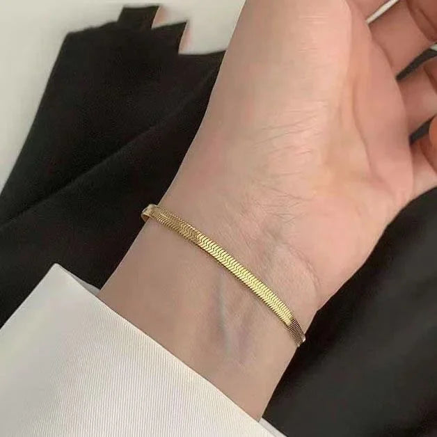 Snake Anklet - Isolde-Gold-Nora Luxe