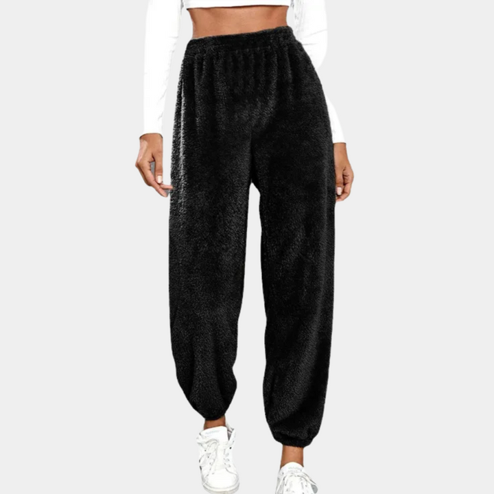 Soft and Comfortable Lounge Pants for Women - Yara-Black-XS-Nora Luxe