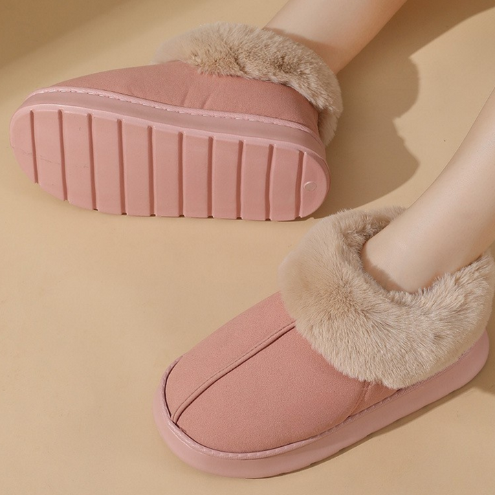 Soft and Warm Ladies Slippers - Nova-Black-3-Nora Luxe