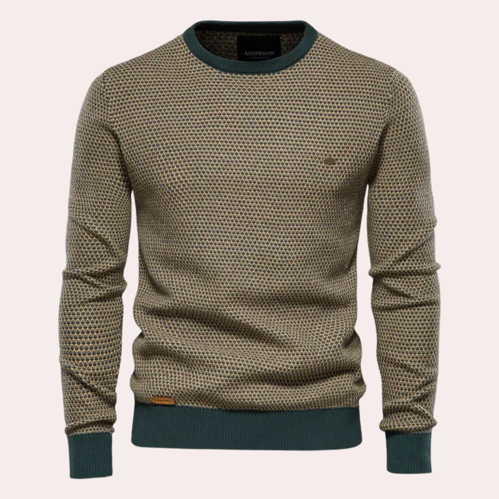 Soft and Warm Men's Sweater - Luca-Green-S-Nora Luxe