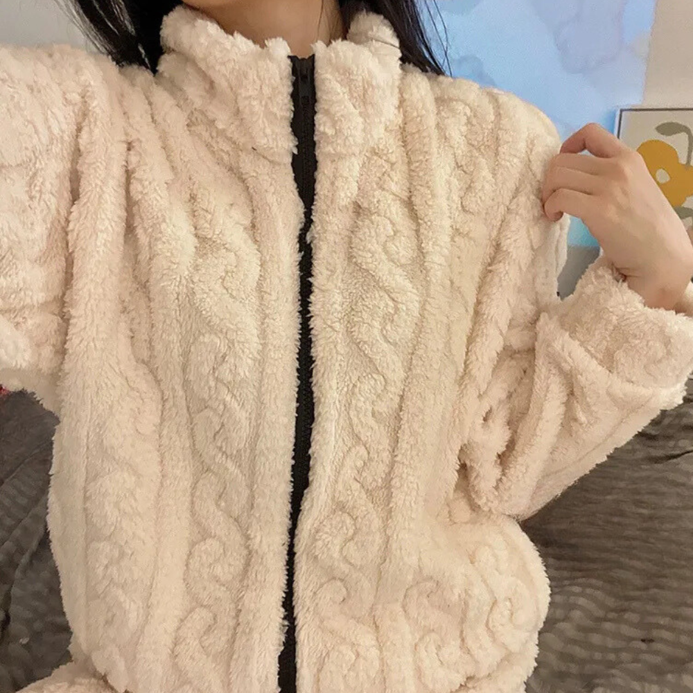 Soft and Warm Onesie for Women - Liora-Black-XS-Nora Luxe