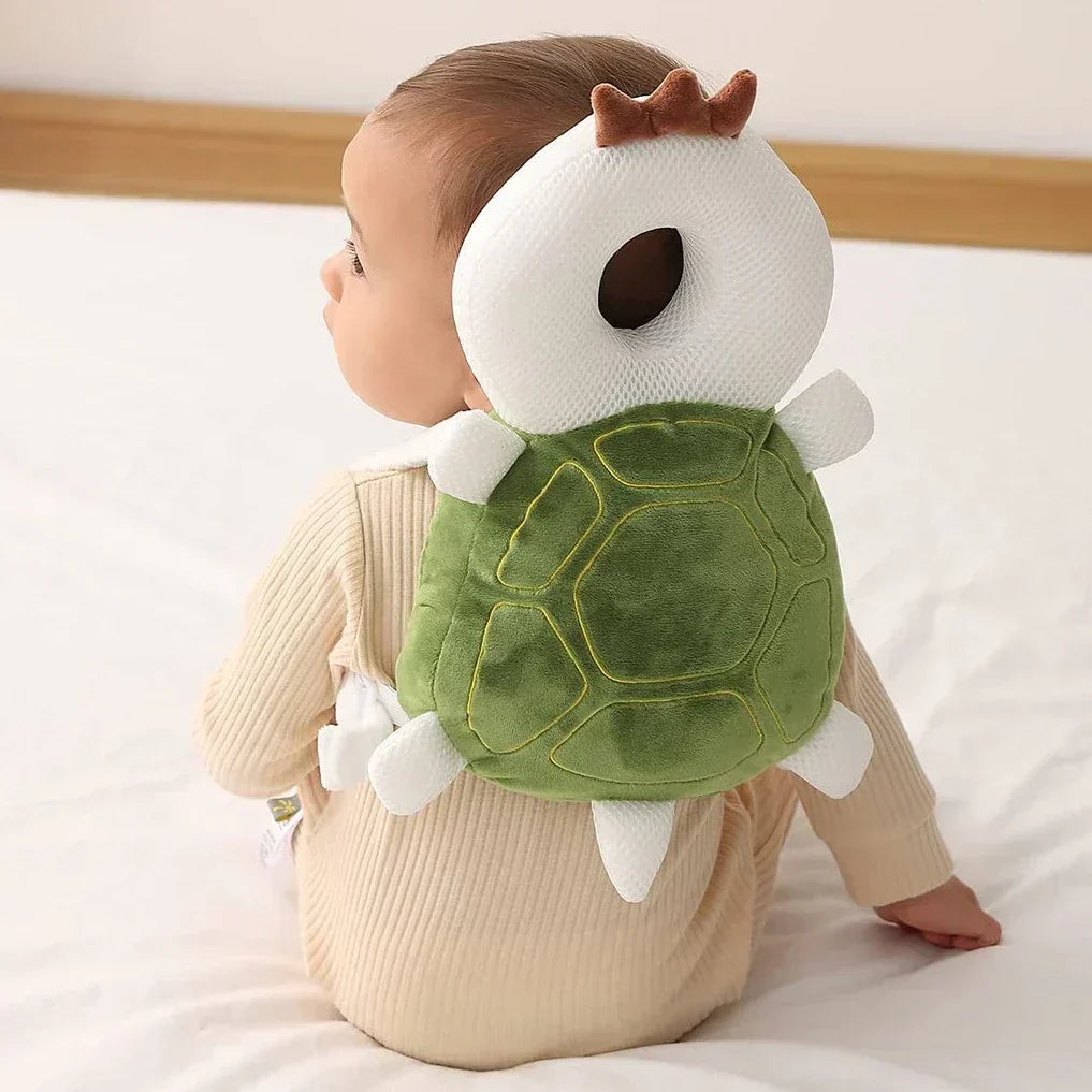 Soft Head Protector for Babies - HeadGuard-Turtle-Nora Luxe