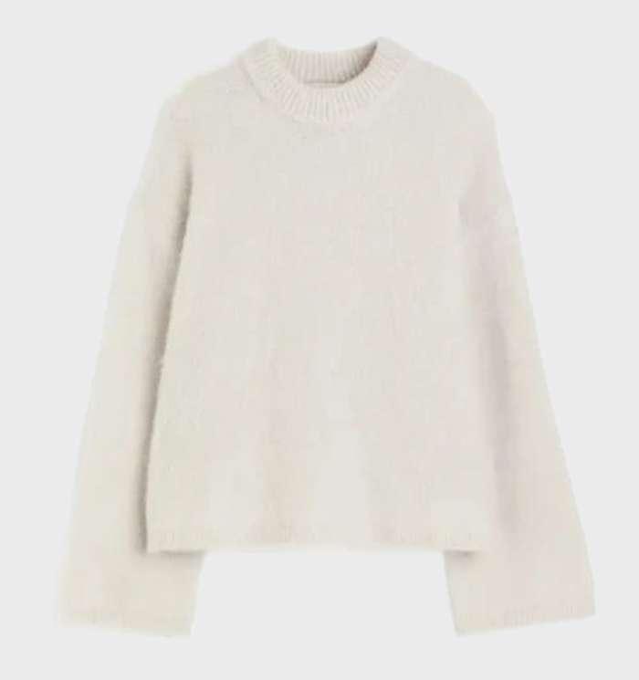 Soft Plain Mohair Women's Sweater - Liv-Apricot-S-Nora Luxe