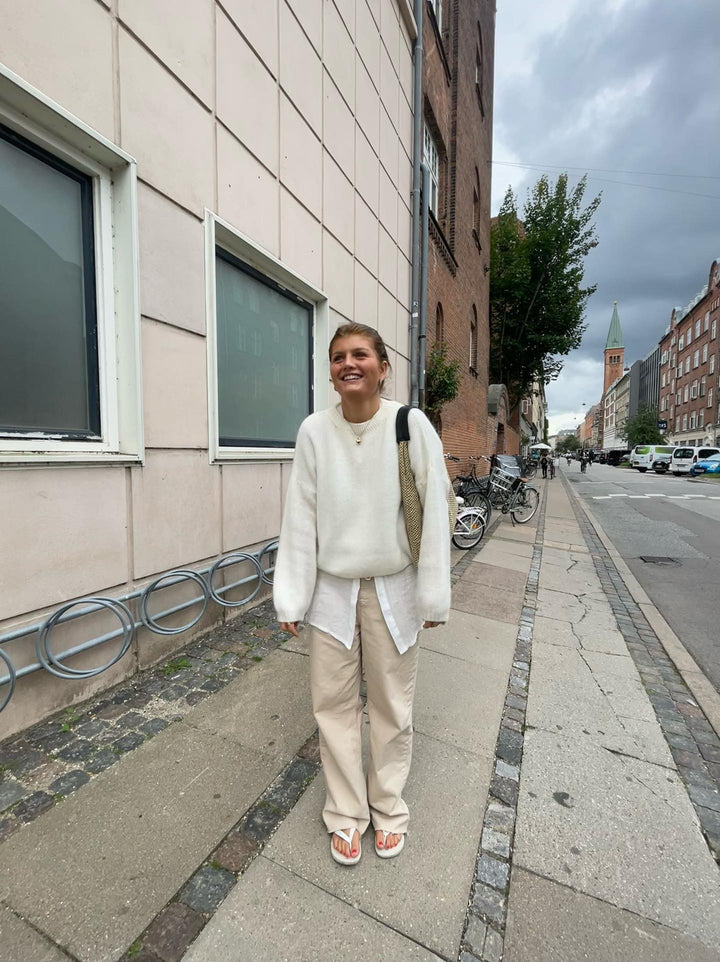 Soft Women's Sweater with Loose Fit - Aurena-Blue-XS/S-Nora Luxe