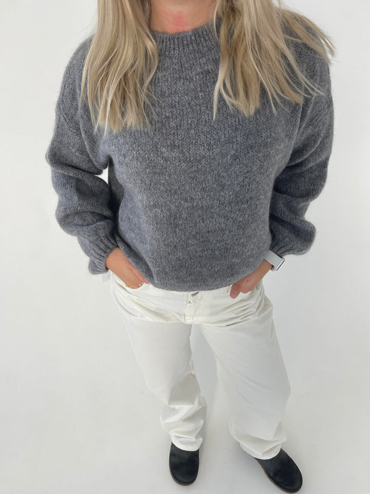 Soft Women's Sweater with Loose Fit - Aurena-Blue-XS/S-Nora Luxe