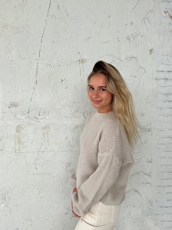 Soft Women's Sweater with Loose Fit - Aurena-Blue-XS/S-Nora Luxe