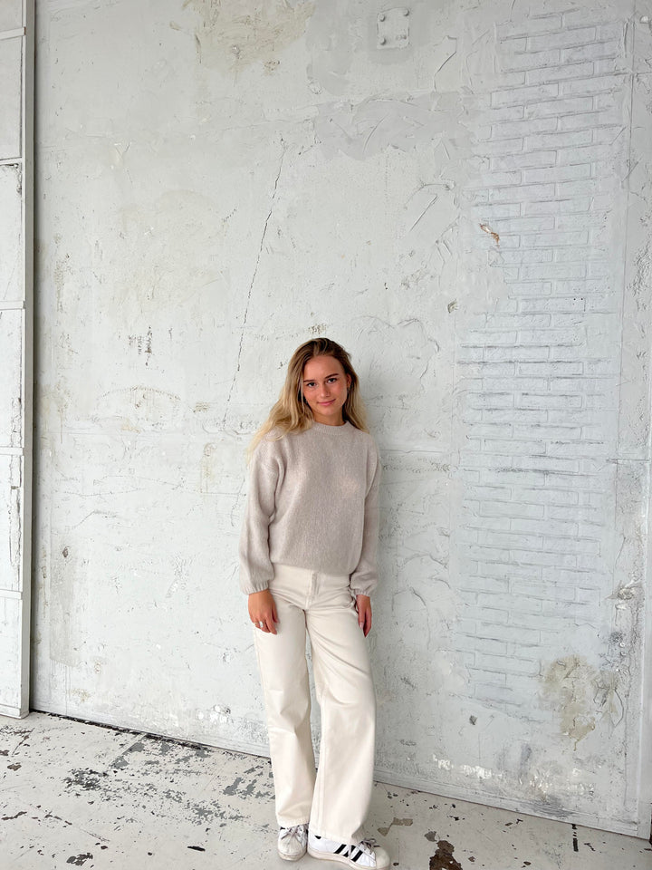 Soft Women's Sweater with Loose Fit - Aurena-Blue-XS/S-Nora Luxe