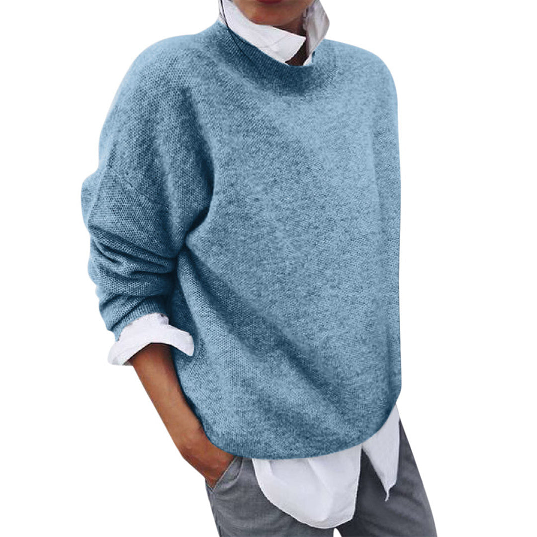 Soft Wool Men's Sweater - Magnus-Pink-S-Nora Luxe
