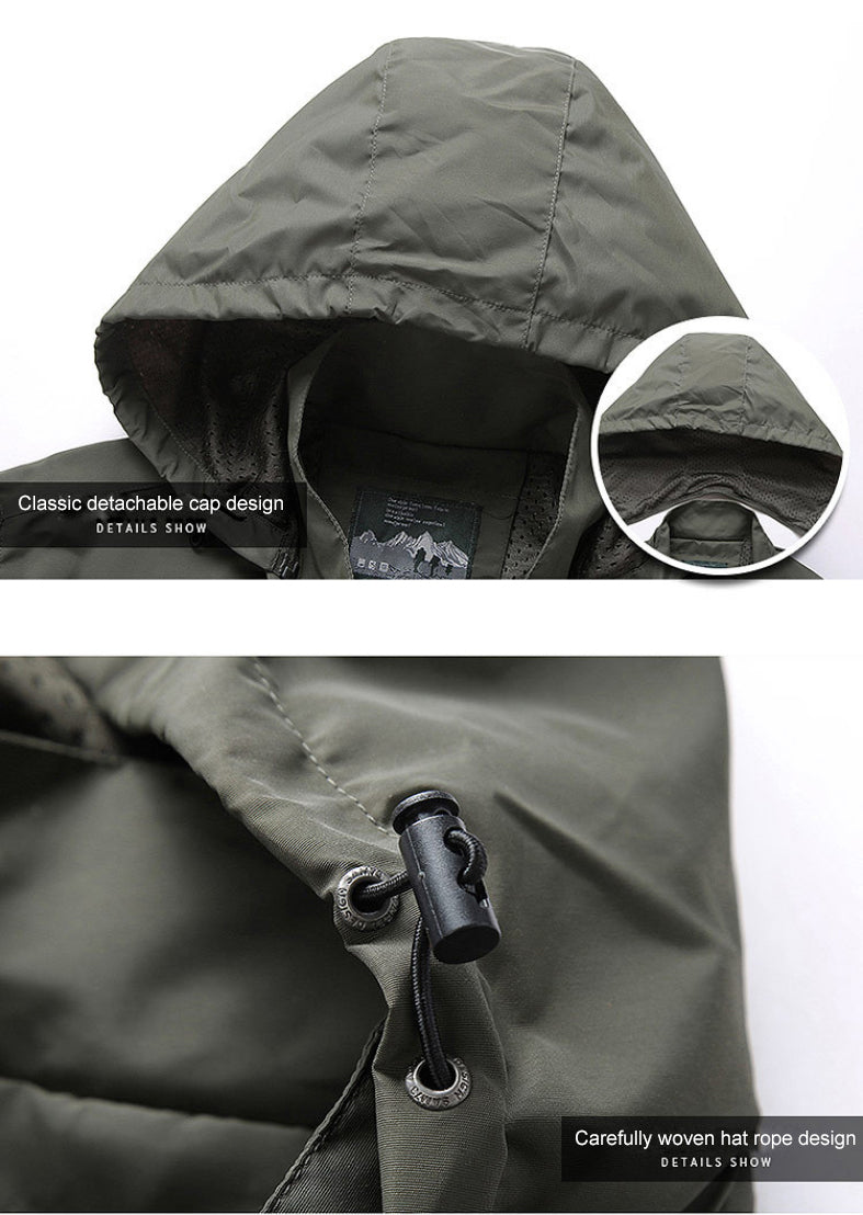 Softshell Jacket Wind & Waterproof - GentShield-Black-S-Nora Luxe