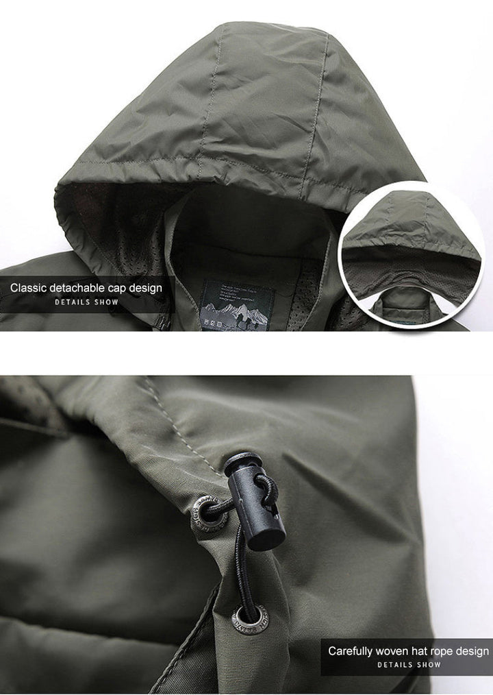 Softshell Jacket Wind & Waterproof - GentShield-Black-S-Nora Luxe