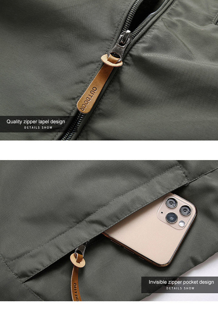Softshell Jacket Wind & Waterproof - GentShield-Black-S-Nora Luxe