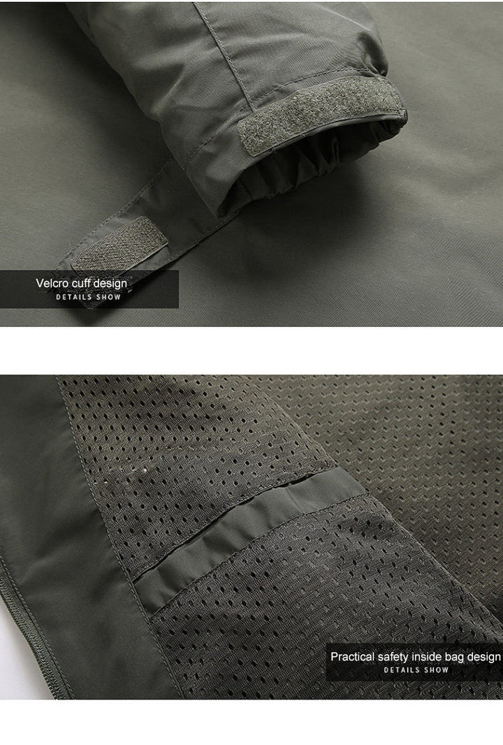Softshell Jacket Wind & Waterproof - GentShield-Black-S-Nora Luxe